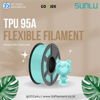 SUNLU 3D Printer 1 KG Flexible Filament TPU 95A Shore Silk Textured